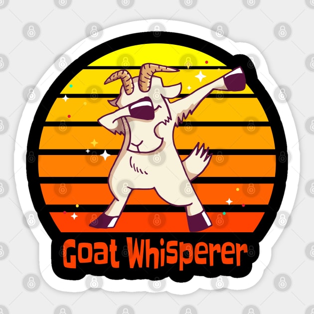 Goat Whisperer, Sticker by JayD World